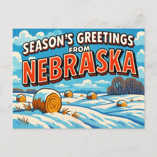 NEBRASKA Postcard Postkarte (Vorderseite)