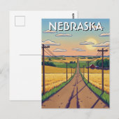  Nebraska Postcard Postkarte (Vorne/Hinten)