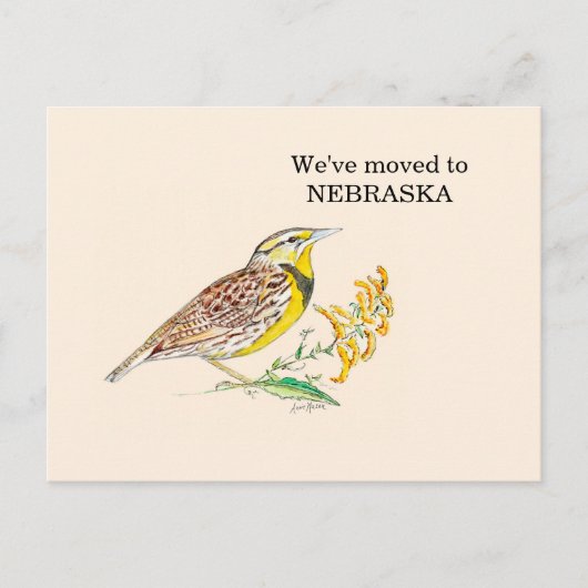 Nebraska Postkarte (Vorderseite)