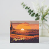 Nebraska Postkarte (Stehend Vorderseite)