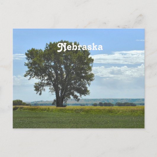 Nebraska Postkarte (Vorderseite)