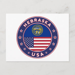 Nebraska Postkarte