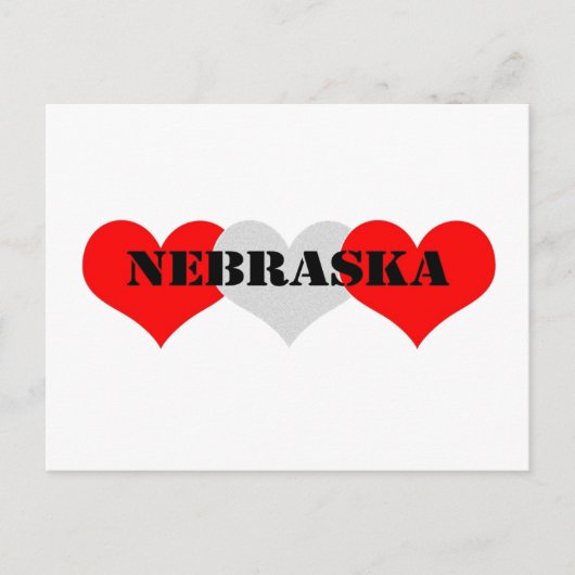 Nebraska Postkarte (Vorderseite)