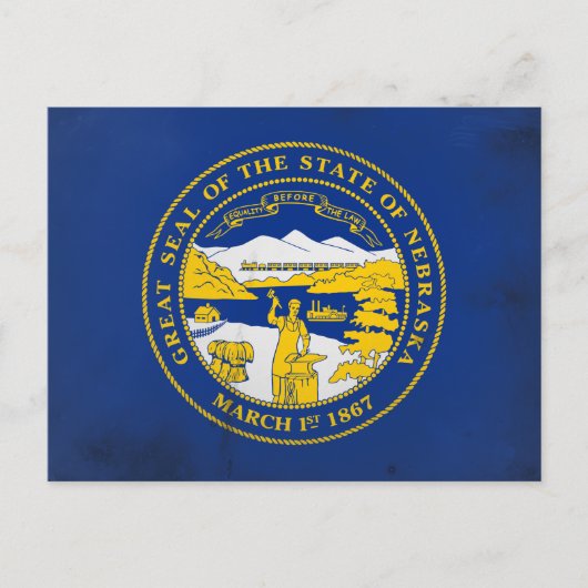 Nebraska Postkarte (Vorderseite)