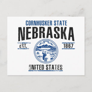 Nebraska Postkarte