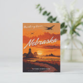 Nebraska Postkarte (Stehend Vorderseite)