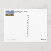 Nebraska Postkarte (Rückseite)