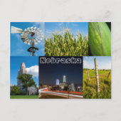 Nebraska Postkarte (Vorderseite)