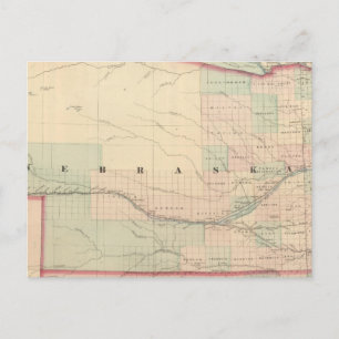 Nebraska Postkarte