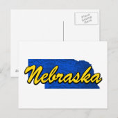 Nebraska Postkarte (Vorne/Hinten)