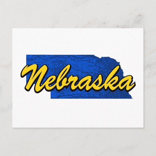 Nebraska Postkarte (Vorderseite)
