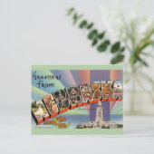 Nebraska Postkarte (Stehend Vorderseite)