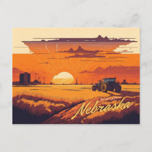 Nebraska Postkarte
