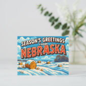 NEBRASKA Postkarte (Stehend Vorderseite)