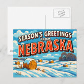NEBRASKA Postkarte (Vorne/Hinten)