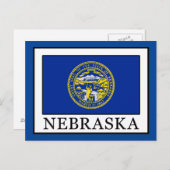 Nebraska Postkarte (Vorne/Hinten)
