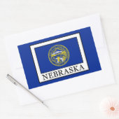 Nebraska Rechteckiger Aufkleber (Umschlag)