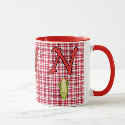 Nebraska Red 15 oz Ringer Tasse (Rechts)