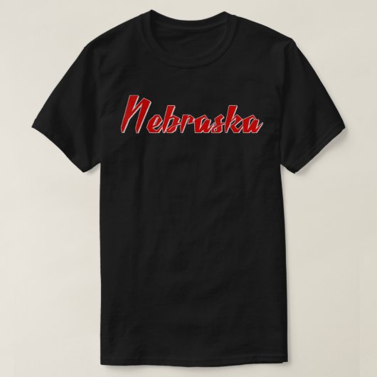 Nebraska Retro Vintag Volleyball 369 T-Shirt (Design vorne)