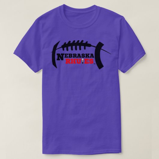 Nebraska Rhules T-Shirt (Design vorne)