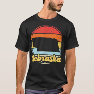 Nebraska Roots Vintag Nebraska Native Zuhause Staa T-Shirt