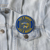 Nebraska Round Emblem Button (Beispiel)
