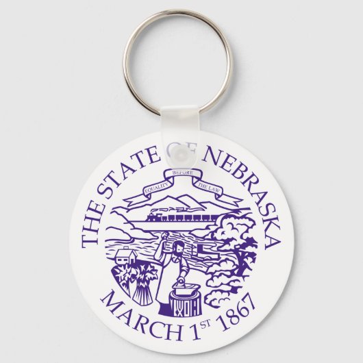 Nebraska Schlüsselanhänger (Vorderseite)