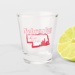 Nebraska-Schnapsglas Schnapsglas