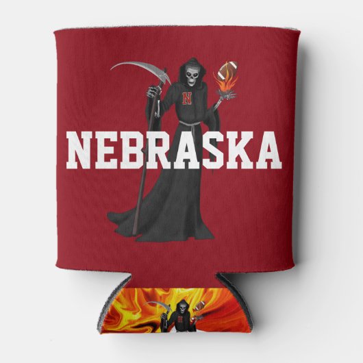 Nebraska-Sensenmann Dosenkühler (Vorderseite)