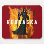 Nebraska-Sensenmann Mousepad (Vorne)
