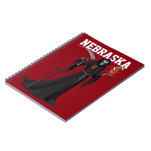 Nebraska-Sensenmann Notizblock (Linke Seite)