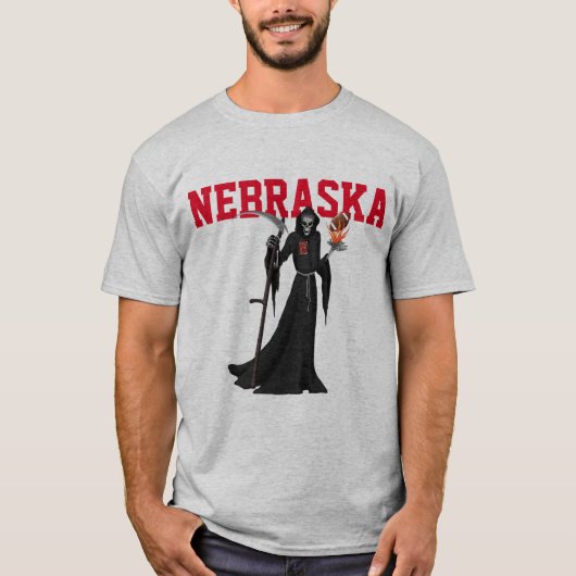 Nebraska-Sensenmann T-Shirt (Vorderseite)