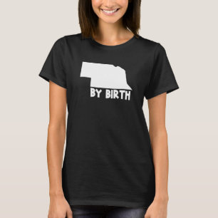 Nebraska Staat by Birth Zuhause UA Karte T-Shirt