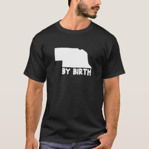 Nebraska Staat by Birth Zuhause UA Karte T-Shirt