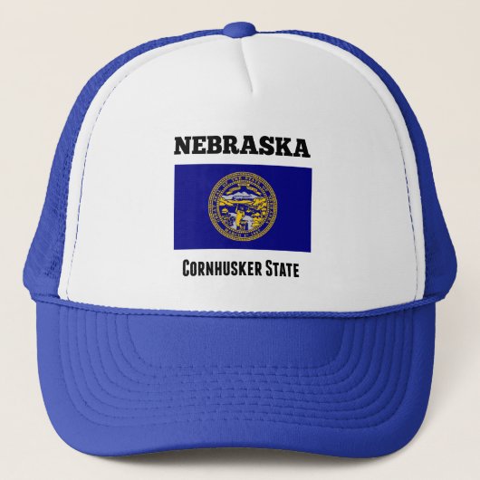 Nebraska, Staat Cornhusker, Truckerkappe (Vorderseite)