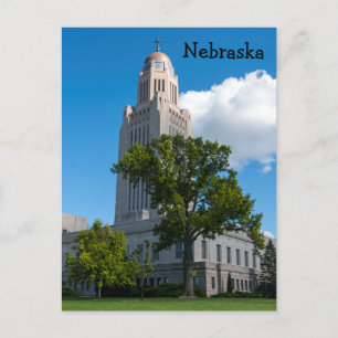 Nebraska Staat Hauptstadt Gebäude Postkarte