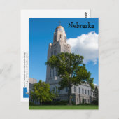 Nebraska Staat Hauptstadt Gebäude Postkarte (Vorne/Hinten)