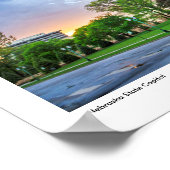 Nebraska Staat Hauptstadt Poster (Ecke)