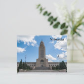 Nebraska Staat Hauptstadt Postkarte (Stehend Vorderseite)