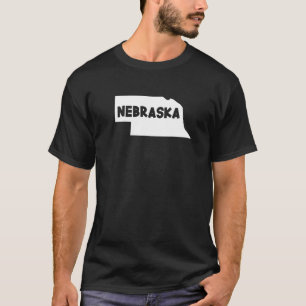 Nebraska Staat Native By Zuhause UPS Karte T-Shirt