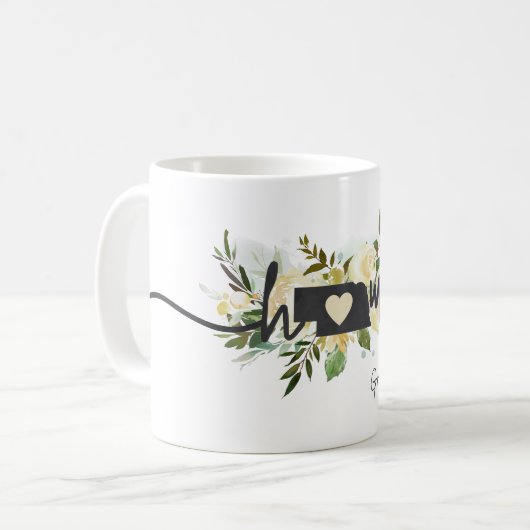 Nebraska Staat Personalisiert Ihre Zuhause City Ru Kaffeetasse (Vorderseite Links)
