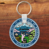 Nebraska Staat Siegel Schlüsselanhänger (Vorderseite)