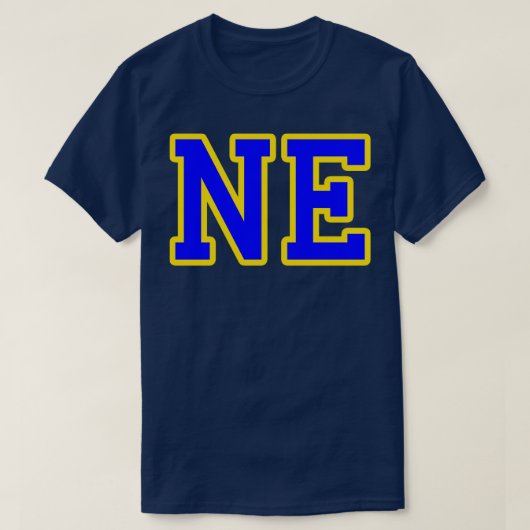 Nebraska-Staat T-Shirt (Design vorne)