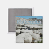 Nebraska Staat Travel Souvenir Kühlschrankmagnet (Vorderseite/Rückseite)