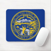 Nebraska-Staats-Flagge Mousepad (Mit Mouse)