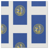 Nebraska-Staats-Flagge Stoff (Nahaufnahme)