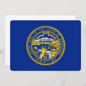 Nebraska-Staats-Flaggen-Entwurf (Vorne/Hinten)
