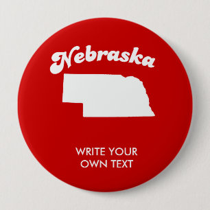 NEBRASKA-STAATS-MOTTO-T - SHIRT T - Shirt Button