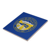 Nebraska Staatsflagge Fliese (Seite)