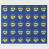 Nebraska Staatsflagge Geschenkpapier (Flach)